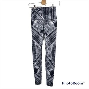 Lululemon Wunder Under Pant *Full-On Luon (Roll Down) Heat Wave White Black